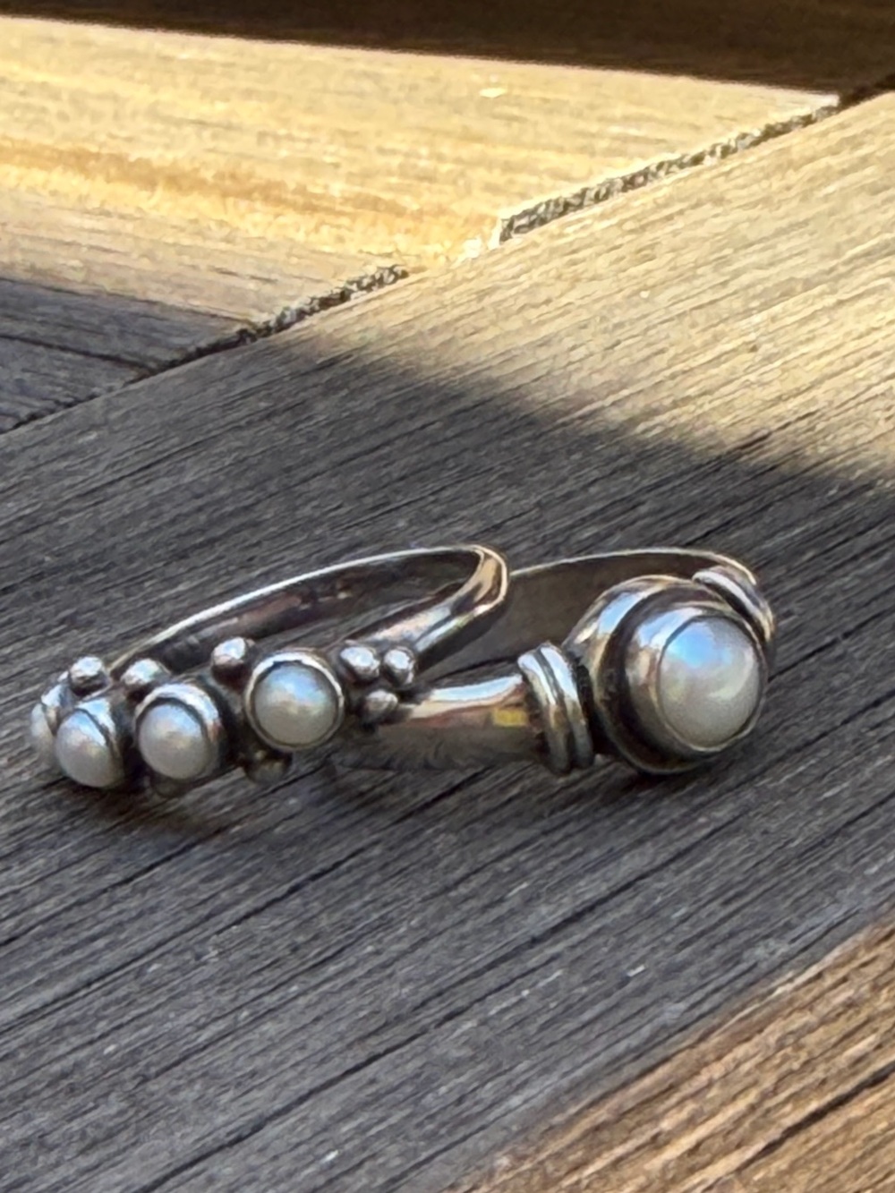 Pearl ring bundle - Picture 3 of 5